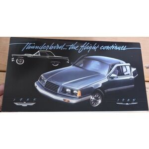 1985 Ford Thunderbird 30th Anniversary Promo Kit History Booklet Letter Brochure